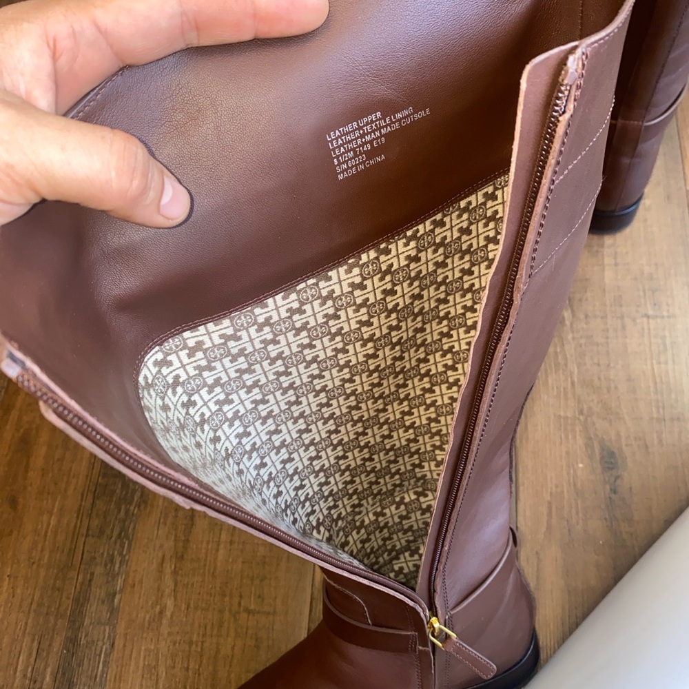 Tory Burch  Brown Patterned Boots - Picture 11 of 16